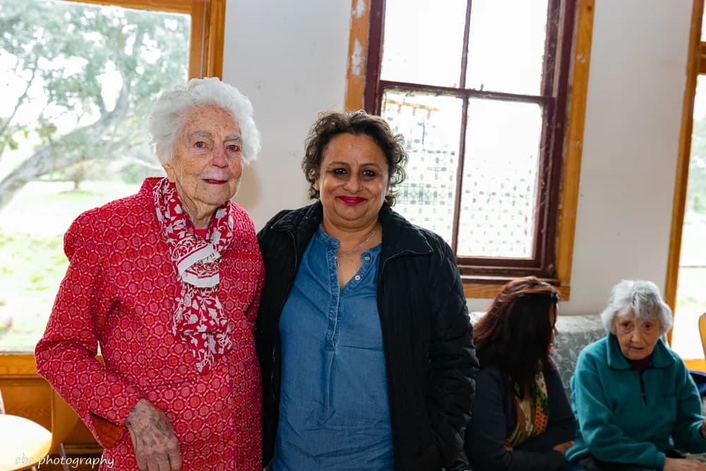 Forever friend of Nepal Rachana with Kaye Weatherall